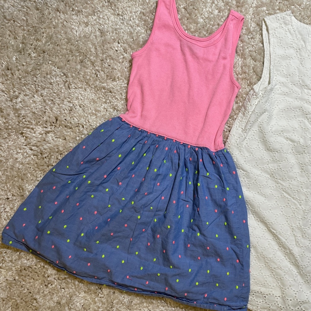 🩷Gap Kids Hot Pink Tank Dress & Skirt